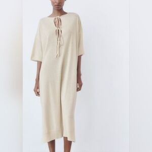 Zara Drawstring Knit Tunic